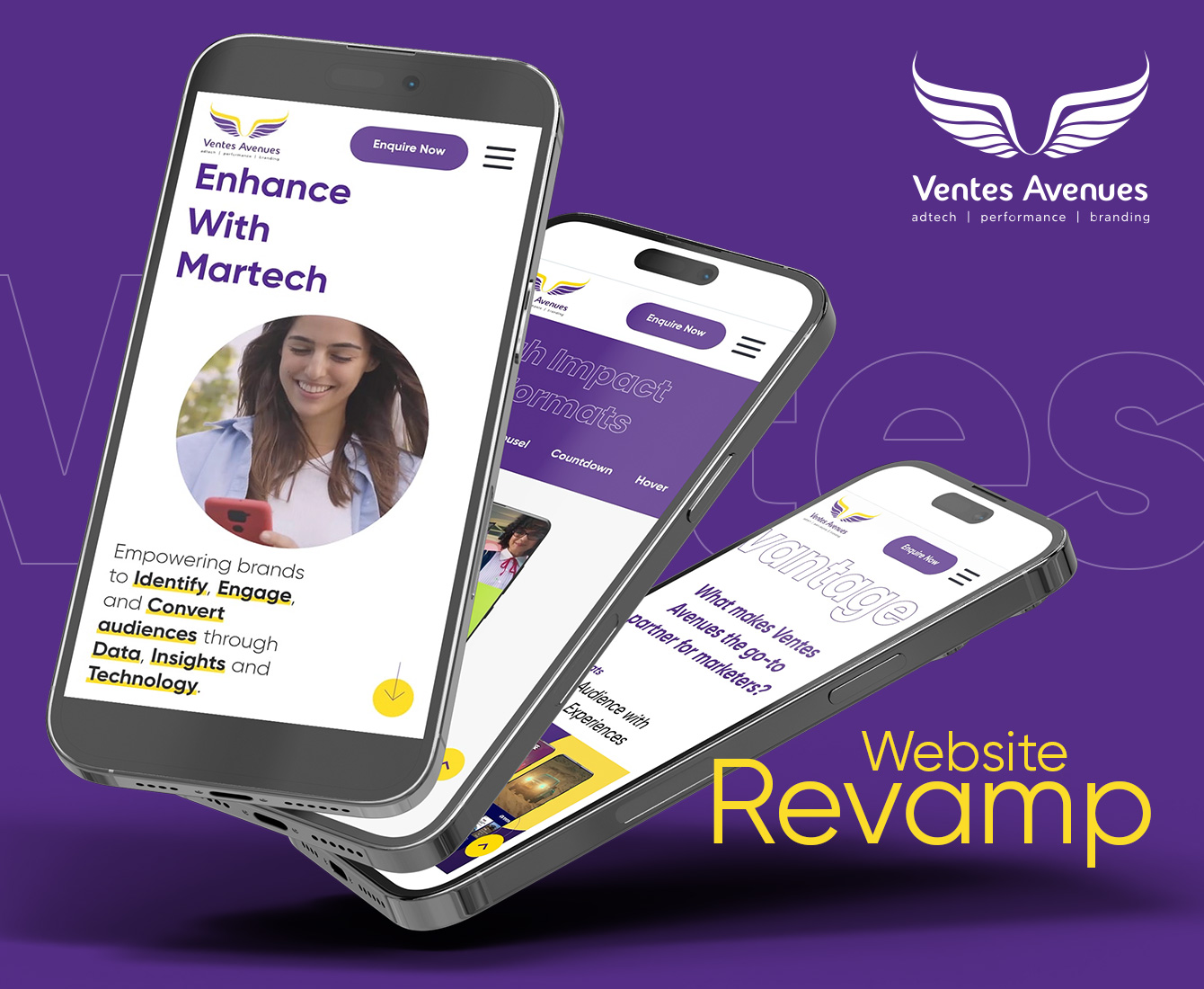 Ventes Avenues: A stagnant website into a dynamic lead engine